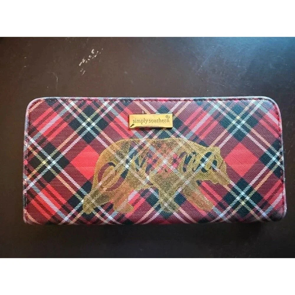 Simply Southern Mama Bear Wallet EUC